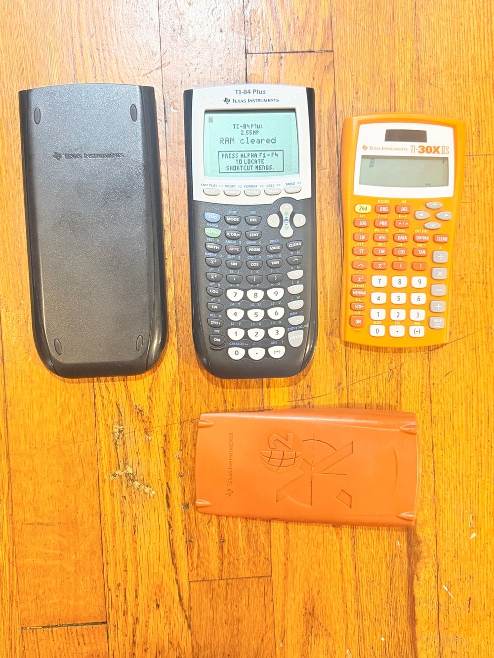 Bundle of 2 TI calculators EUC TI-84 plus & TI-30XIIS